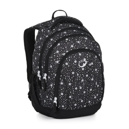 Kép Bagmaster SUPERNOVA 24 A diák hátizsák - fekete-fehér fekete 34 l