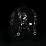 Kép Bagmaster SUPERNOVA 24 A diák hátizsák - fekete-fehér fekete 34 l