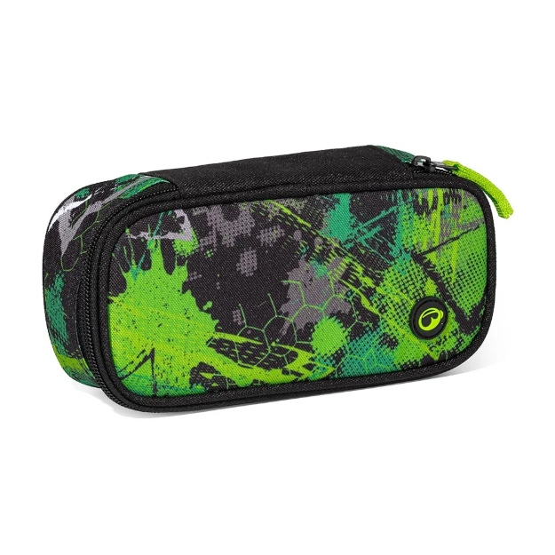 Kép Bagmaster LINCOLN 25 A diák tolltartó - zöld-fekete zöld