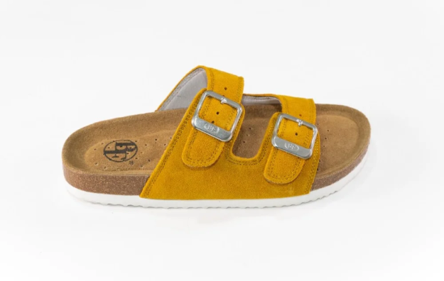 Kép BF BY-213-10-10 Női papucs sárga színben