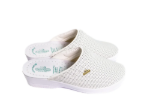 Kép Női egészségügyi ékpapucs fehér színben