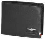 Kép Pénztárca Aeronautica Militare Plate AM-131-01 fekete