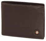 Kép Pénztárca Aeronautica Militare Plate AM-132-25 barna