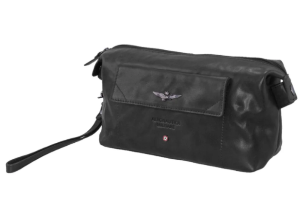 Kép Táska Aeronautica Militare Vintage AM-300-01 fekete 3 L