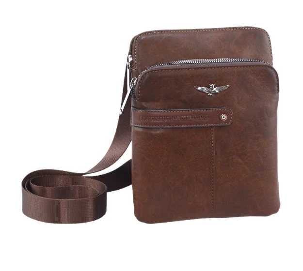 Kép Táska kereszt Aeronautica Militare Fly AM-392-25 barna 1,6 L