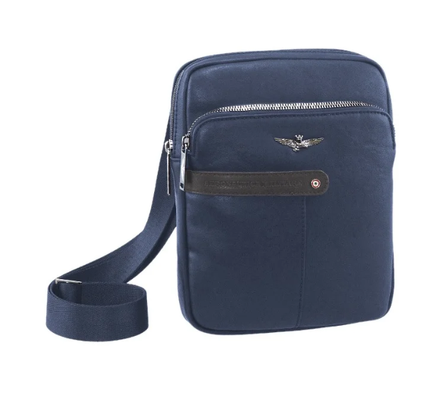 Kép Táska kereszt Aeronautica Militare Fly L AM-391-05 kék 2,5 L