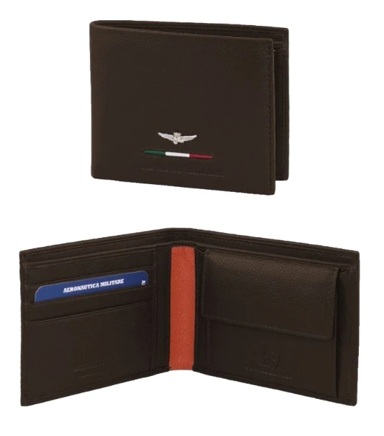Kép Pénztárca Aeronautica Militare Fighter AM-151-25 barna