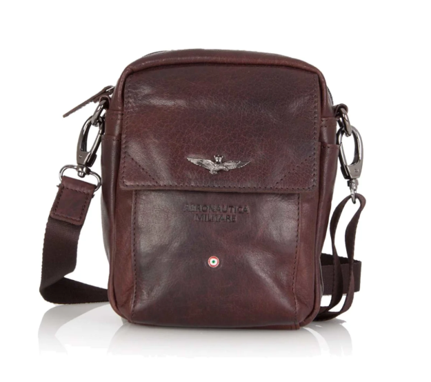 Kép Váll-öv táska Aeronautica Militare Vintage AM-307-25 barna 2 L