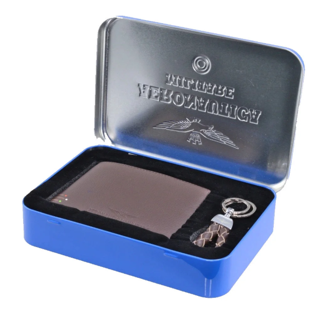 Kép Szett pénztárca és medál Aeronautica Militare Ajándék AM-191-25 barna