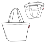 Kép Reisenthel Shopper M Fekete 15 L