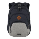 Kép Travelite Basics hátizsák Melange Navy/szürke 22 L