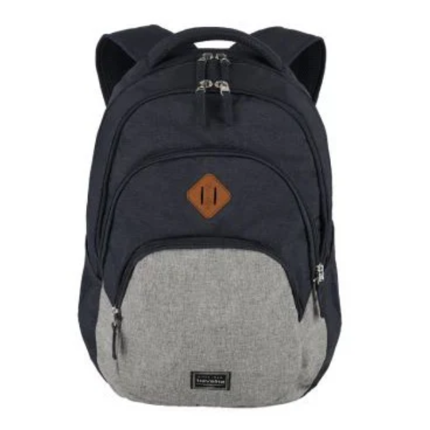 Kép Travelite Basics hátizsák Melange Navy/szürke 22 L