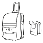 Kép Reisenthel Trolley XS Kids Macskák és kutyák menta 12 L