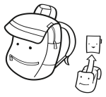 Kép Reisenthel hátizsák Gyerek Abc barátok kék 5 L