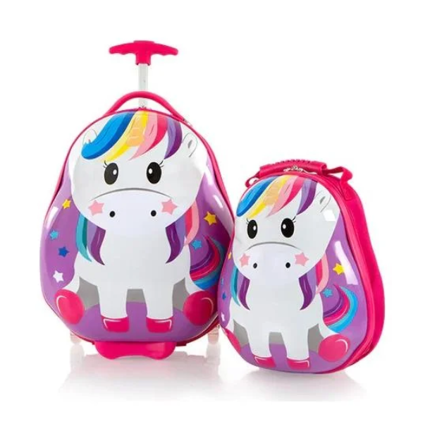 Kép Heys Travel Tots Unicorn bőrönd: 19 L / hátizsák: 4 L