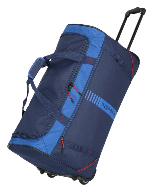 Kép Travelite Basic Active trolley utazótáska Navy 86 L