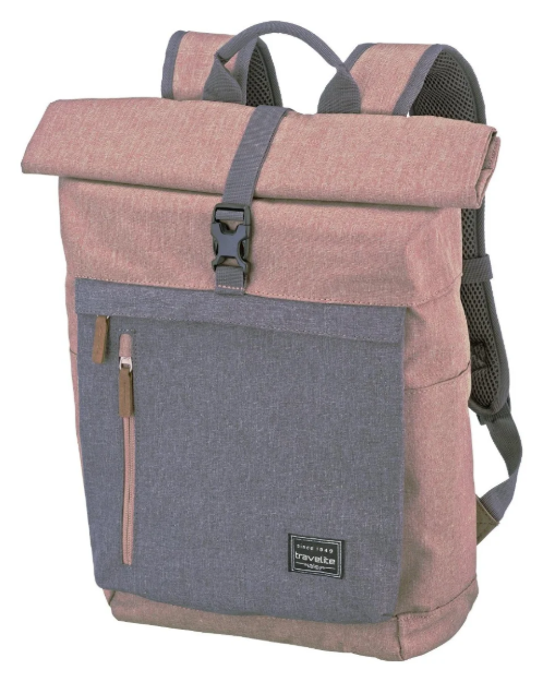 Kép Travelite Basics Roll-up hátizsák Rose 35 L