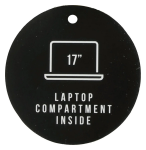 Kép Enrico Benetti Cornell 17" notebook hátizsák Roll Top Fekete 21 L