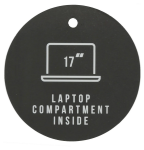 Kép Enrico Benetti München 17" notebook hátizsák szürke 35 L