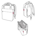 Kép Reisenthel Allday hátizsák M Twist Berry 15 L