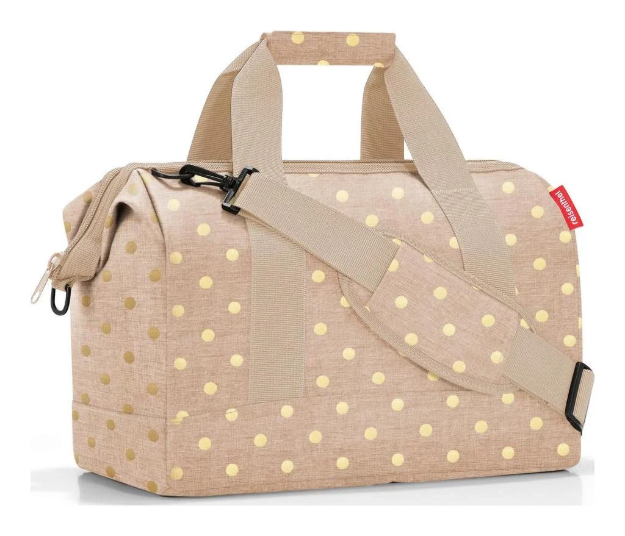 Kép Reisenthel Allrounder M Metallic Dots kávé 18 L