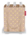 Kép Reisenthel Bottlebag Metallic Dots kávé