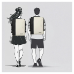 Kép Enrico Benetti Bergen 56004 Fekete/bézs 24 L