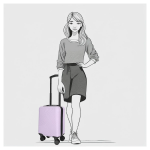 Kép Enrico Benetti Louisville 39040-40 Lila 25 L