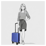 Kép Enrico Benetti Louisville 39040-40 Acélkék 25 L