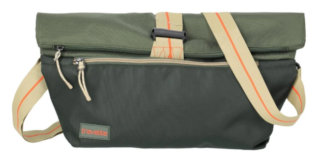 Kép Travelite Color Craze kereszttáska Olive 7-9 L