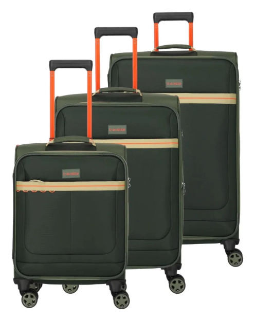 Kép Travelite Color Craze S,M,L Olive S: 36 l / M: 61/66 L: 86