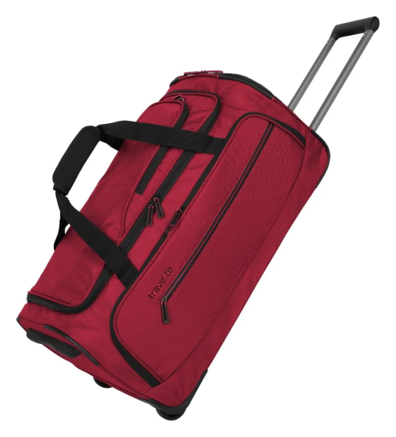 Kép Travelite Crosslite 5.0 kerekes düftin M piros 71 L