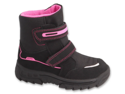 Kép BEFADO 615X003 615Y003 vysoké zimní dívčí černo růžové