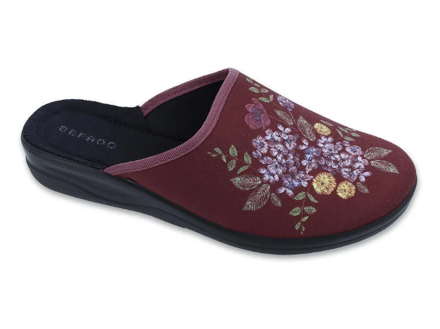 Kép BEFADO 551D011 papucs HOME GO burgundi