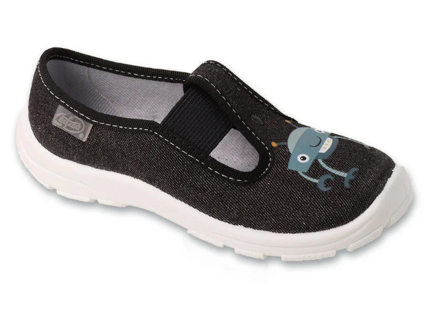 Kép BEFADO 975X196 fiú papucs kék robot