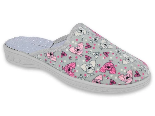 Kép BEFADO 707Y411 JOGI lány papucs általános iskola kutyák