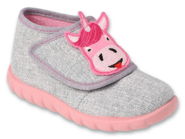 Kép BEFADO 454P035 lány papucs SZ egyszarvú
