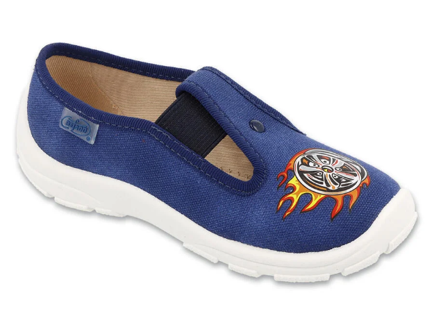 Kép BEFADO 975X200 fiú papucs kék kerek