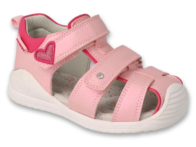 Kép BEFADO 170P082 lányok szandálja HEART rózsaszín