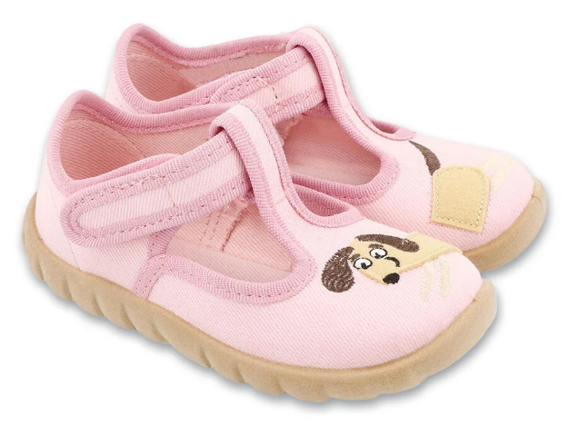 Kép BEFADO 627P012 lány papucs SZ rózsaszín kutya