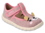 Kép BEFADO 627P002 lány papucs SZ rózsaszín mackó