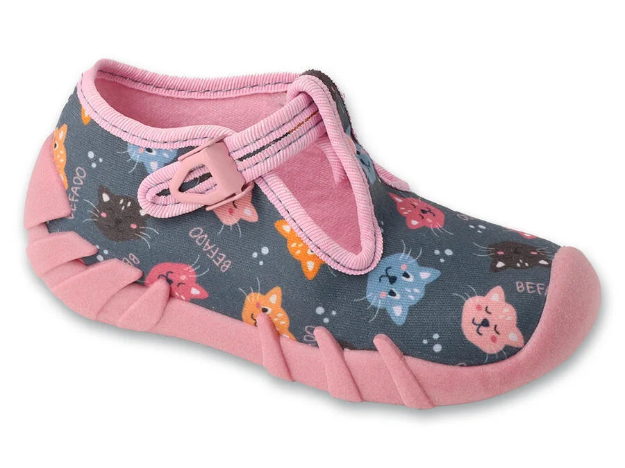 Kép BEFADO 110P502 lány papucs SPEEDY macskák