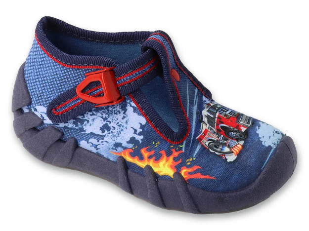 Kép BEFADO 110P511 fiú papucs tűzoltók