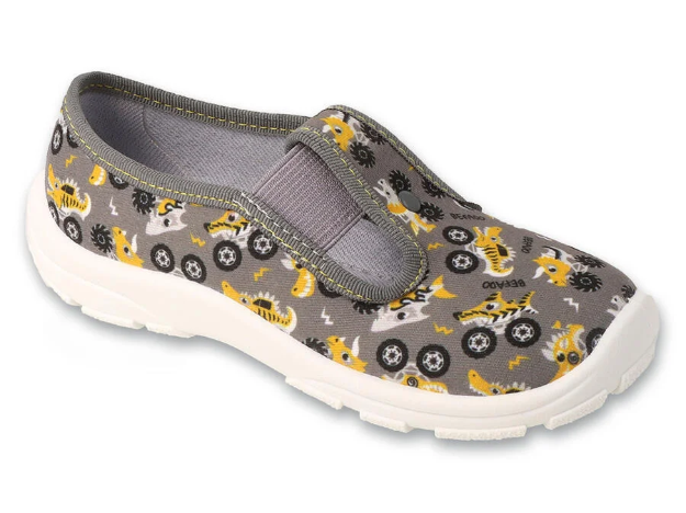 Kép BEFADO 975X192 fiú papucs szürke dinoauta