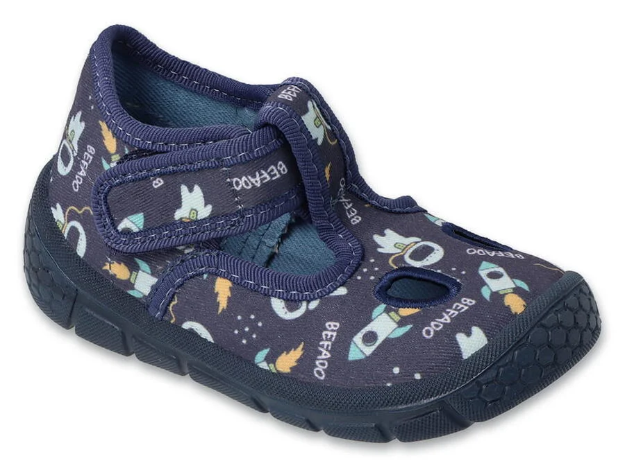 Kép BEFADO 630P018 fiú papucs space