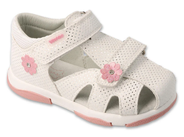 Kép BEFADO 170P105 lányok szandálja FLOWER ezüst