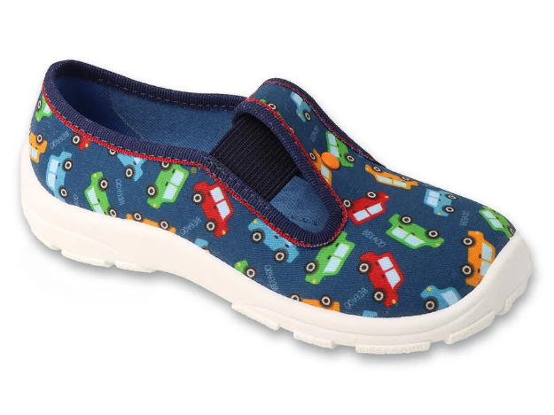 Kép BEFADO 975X194 fiú papucs kék autók