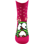 Kép BOMA zokni Pruhana 12 magenta 3 pár