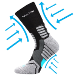 Kép VOXX kompressziós zokni Ronin fekete 1 pár