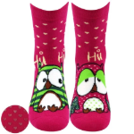 Kép BOMA® ABS csíkos zokni 12 magenta 3 pár